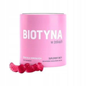 Noble Health Biotyna w żelkach witamina B7 60
