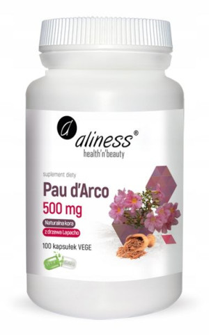 Aliness Pau d'Arco 500mg kora 100 kapsułek