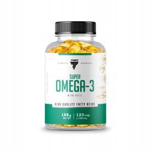 Trec Super Omega 3 EPA DHA z witaminą E 120 kaps