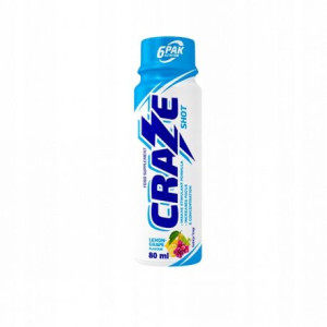 6PAK Craze Shot 80 ml przedtreningówka kofeina