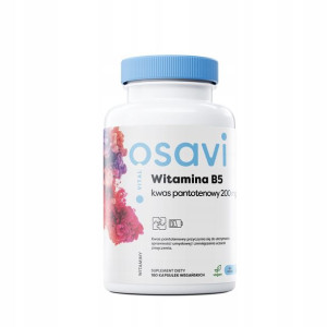 Osavi Witamina B5 Kwas Pantotenowy 200mg 180 kaps