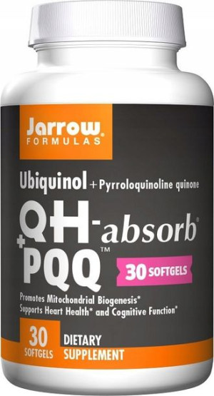 Jarrow Formulas Ubiquinol QH-absorb + PQQ 30 kaps