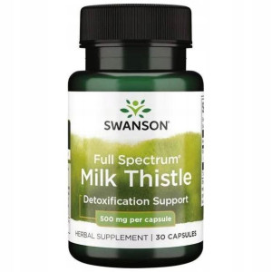 Swanson Milk Thistle Ostropest plamisty 500 mg 30K