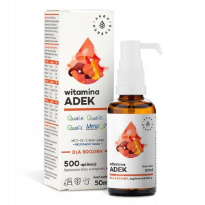 Aura Herbals ADEK dla rodziny MCT-Oil 50ml Krople