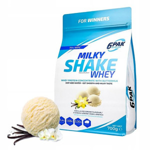 6PAK Milky Shake Whey 700g białko na odchudzanie