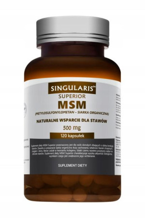Singularis Superior MSM Siarka 500 mg 120 kapsułek
