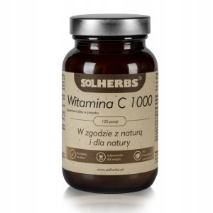 Solherbs Witamina C 1000 mg w proszku 125 porcji