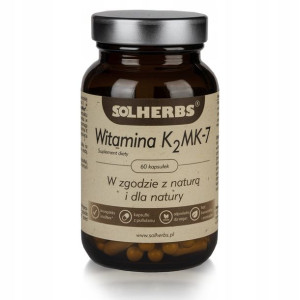 Solherbs Witamina K2 MK-7 60 kapsułek