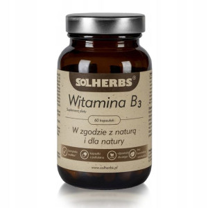 Solherbs Witamina B3 Niacyna 60 kapsułek