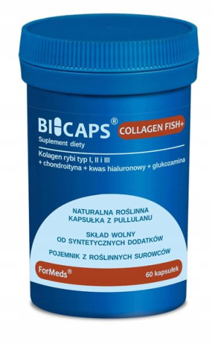 ForMeds Kolagen rybi collagen + Hialuronowy 60kap.