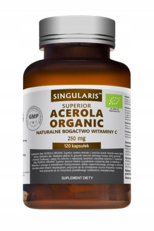 Singularis Acerola Organic 250 mg 120 kapsułek