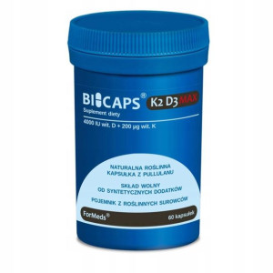 Bicaps Witamina K2 200mcg + D3 4000 Max Formeds