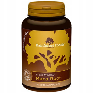 Rainforest Foods EKO Korzeń Maca 500 mg 120 kaps