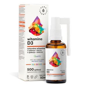 Aura Herbals Witamina D3 dzieci MCT 50 ml aerozol