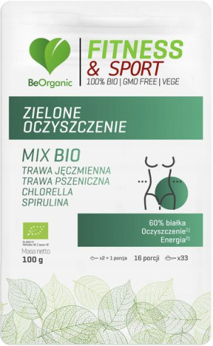 Aliness Zielone oczyszczenie MIX BIO spirulina 100