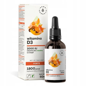 Aura Herbals Witamina D3 Forte Odporność - 50 Ml