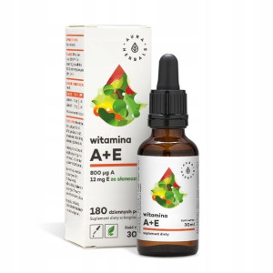 Aura Witamina A+e Włosy Skóra Wzrok Krople 30ml