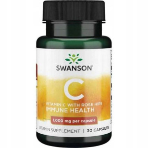 Swanson witamina C 1000 z dziką różą ODPORNOŚĆ 30K