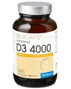ForMeds Olicaps D3 4000 CZYSTY SKŁAD 120K