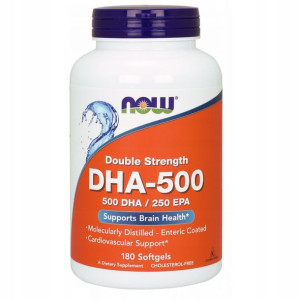 Now Foods DHA 500 EPA 250 OMEGA 3 FORTE 180 Kaps