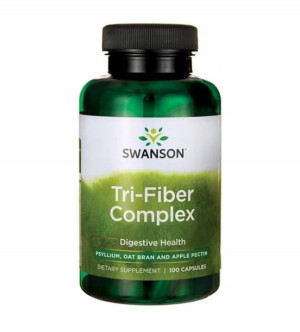 Swanson Tri-Fiber Błonnik jelita pektyny Kompleks