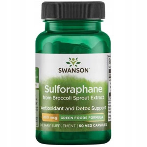 Swanson Sulforafan (Kiełki brokuła) 400 mg 60 kaps