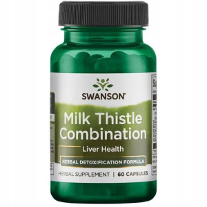 Swanson Milk Thistle OSTROPEST Kompleks WĄTROBA 60