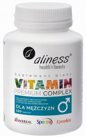 Witaminy Premium dla Mężczyzn 120tabl. Aliness