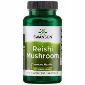 SWANSON Reishi Mushroom 600mg ODPORNOŚĆ GRZYBEK