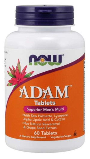 NOW ADAM Multi-Vitamin 60tabs WITAMINY MINERAŁY