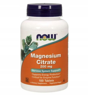 Now Foods Magnez Cytrynian Magnesium Citrate