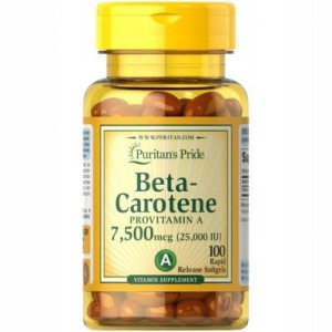 Puritan's Pride Beta CAROTEN 100kaps Prowitamina A