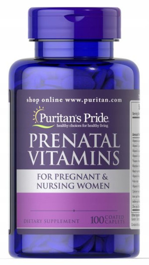 Puritan PRENATAL WITAMINY cynk FOLIAN żelazo CIĄŻA