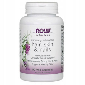 NOW Foods Hair Skin Nails KOMPLEKS Włosy Skóra