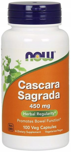 Now Foods Cascara Sagrada 100k Jelita Zaparcia