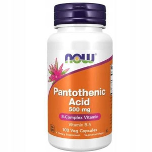 NOW Pantothenic Acid 500mg 100caps B5 WITAMINA B-5