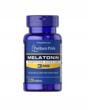 Puritan's Pride Melatonina 3mg/120t ZDROWY SEN