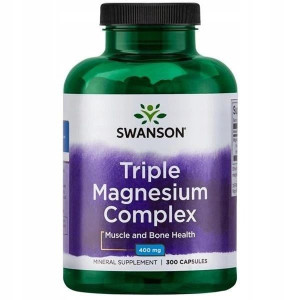 Swanson Triple Magnesium Complex 400 Mg X 300 Kaps