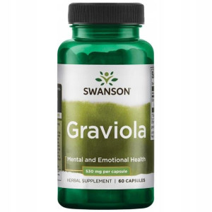 Swanson Graviola 530mg 60k Odporność Komórki