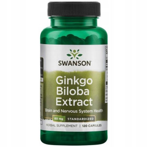 Swanson Ginkgo Biloba Extract 60mg 120k