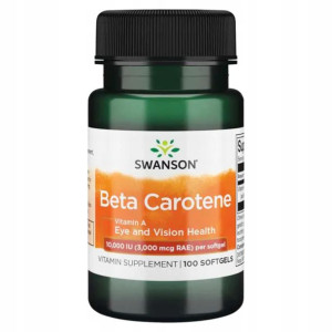 Swanson BETA KAROTEN wit.A ZDROWA OPALENIZNA