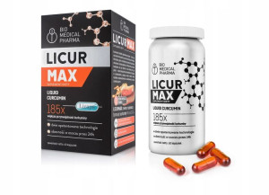 LICUR MAX kurkumina PŁYNA MICELARNA NovaSOL 60k