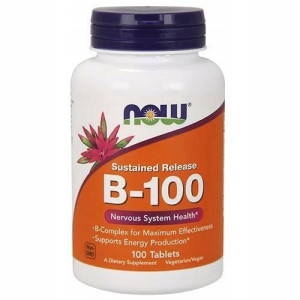 Now Foods B-100 100tab Witamina B1 B2 B5 B6 B12