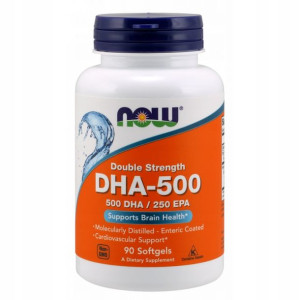 Now Foods Dha-500 Kwasy Tłuszczowe Dha Epa 90 Kaps