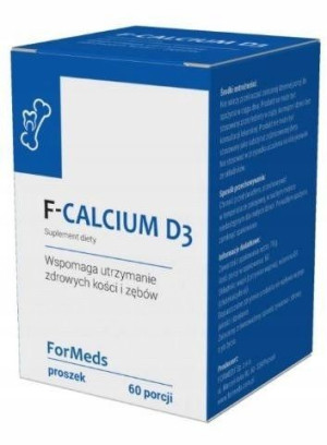 ForMeds F-CALCIUM D3 Cytrynian Wapnia Kości 48g
