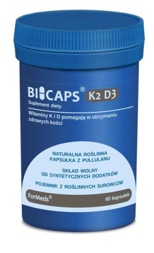 Formeds Biocaps Witamina K2 Mk-7 Natto D3 2000 60k