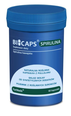 FORMEDS Bicaps SPIRULINA HAWAJSKA bez dodatków 60k