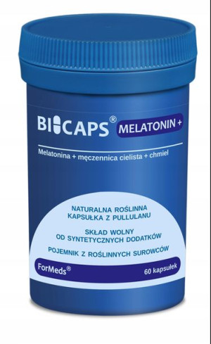 ForMeds Bicaps MELATONINA męczennica CHMIEL 60k