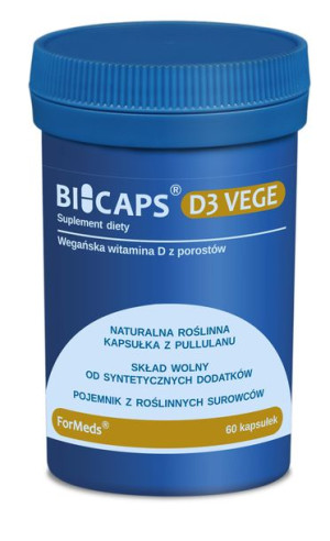 ForMeds BICAPS D3 VEGE WITAMINA D3 WEGE 60 kaps