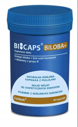 ForMeds GINKGO BILOBA + ŻEŃ SZEŃ Koreański PAMIĘĆ
